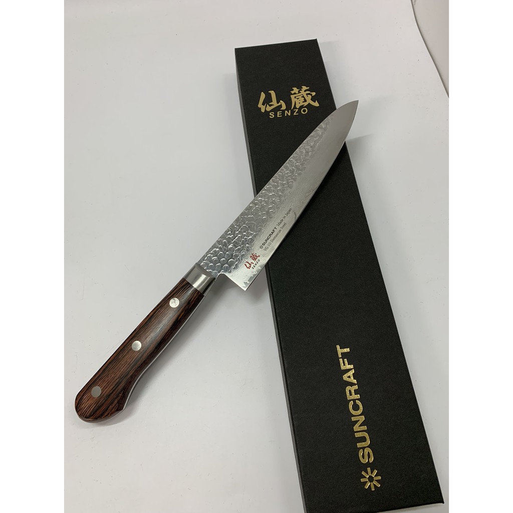 SUNCRAFT 仙藏 鎚目 18/21cm 主廚刀 VG10大馬士革|FT-02/FT-03
