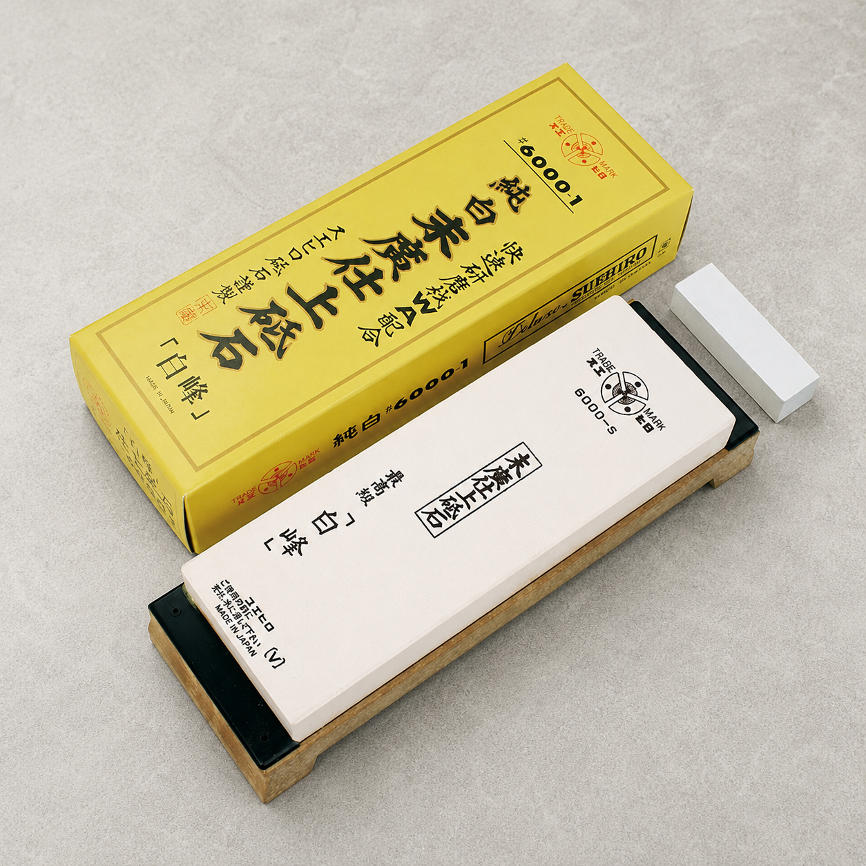 Suehiro 末廣 #6000 磨刀石 加大1號型 精細拋光 鏡面研磨 No.6000-1