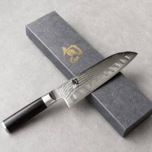 旬 SHUN Classic 17.8cm 氣孔三德刀 氣孔不沾|DM-0718