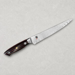 旬 SHUN Reserve 系列 SG2 大馬士革鋸齒 6吋 多用途刀｜ND-0722