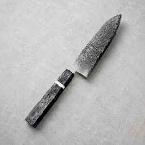 初心 Hatsukokoro 細氷 Saihyo SG2大馬士革 180mm 三德刀 綠色穩定木柄