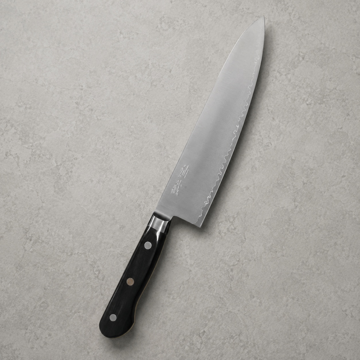 SUNCRAFT 仙藏 SENZO Professional 210mm 主廚刀 波紋|MP-04