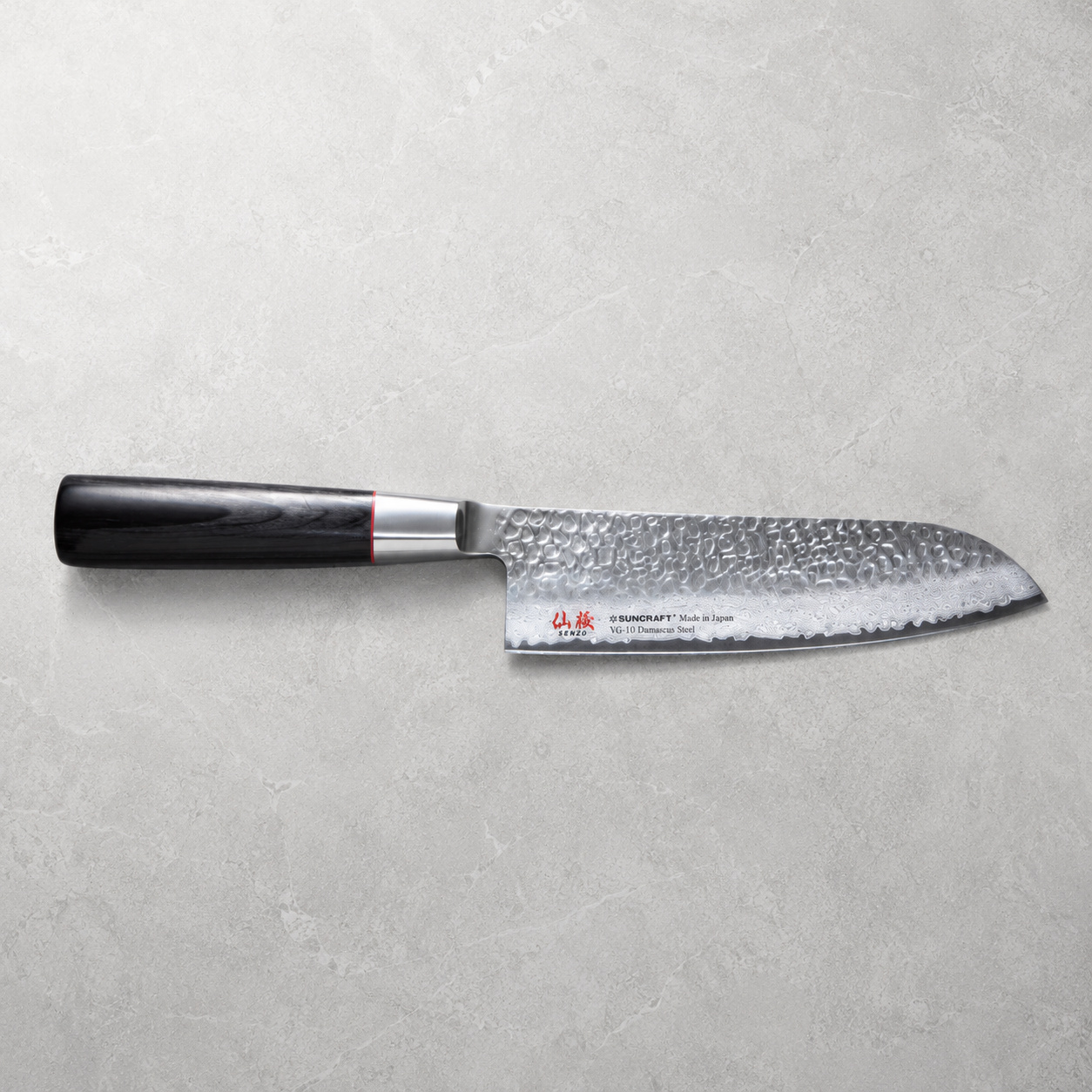 SUNCRAFT 仙藏 Classic 167mm 三德刀 VG10大馬士革|SZ-04