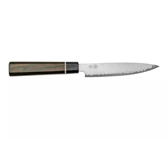SUNCRAFT 仙藏 Black 120mm 小刀 VG10黑大馬士革|BD-02