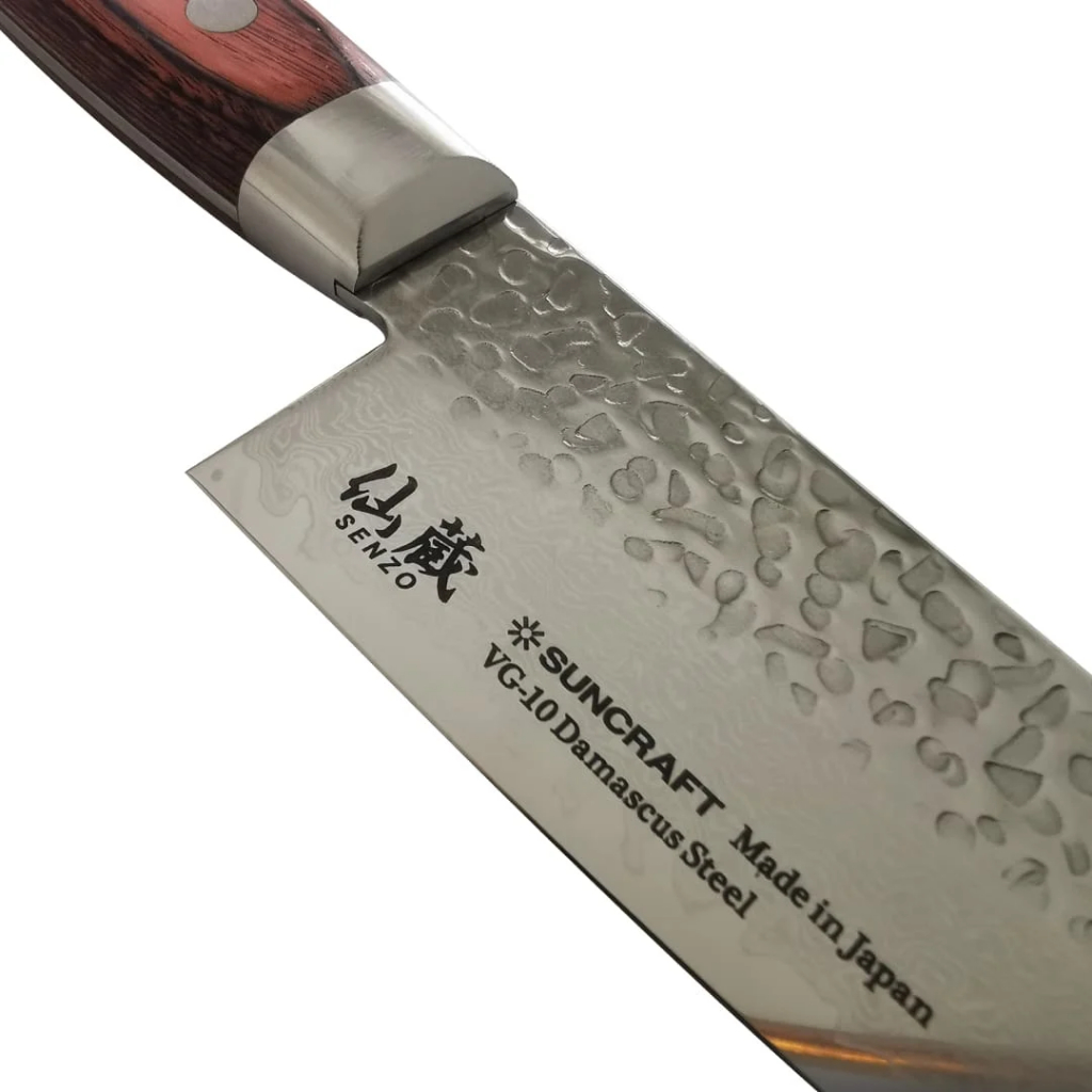 SUNCRAFT 仙藏 SENZO 鎚目 18/21cm 主廚刀 33層大馬士革|FT-02/3