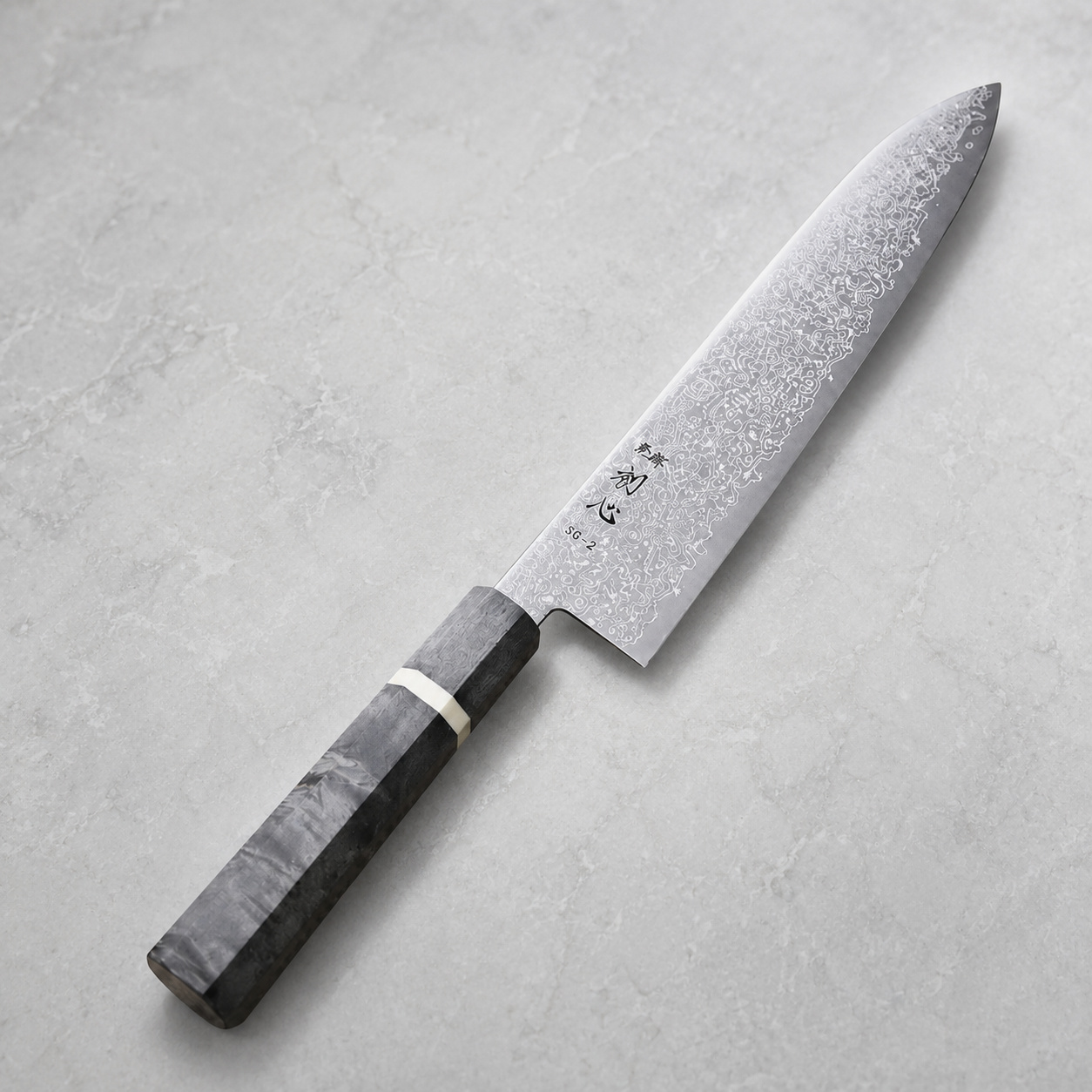 初心 Hatsukokoro 細氷 Saihyo SG2大馬士革 240mm 牛刀 刀條