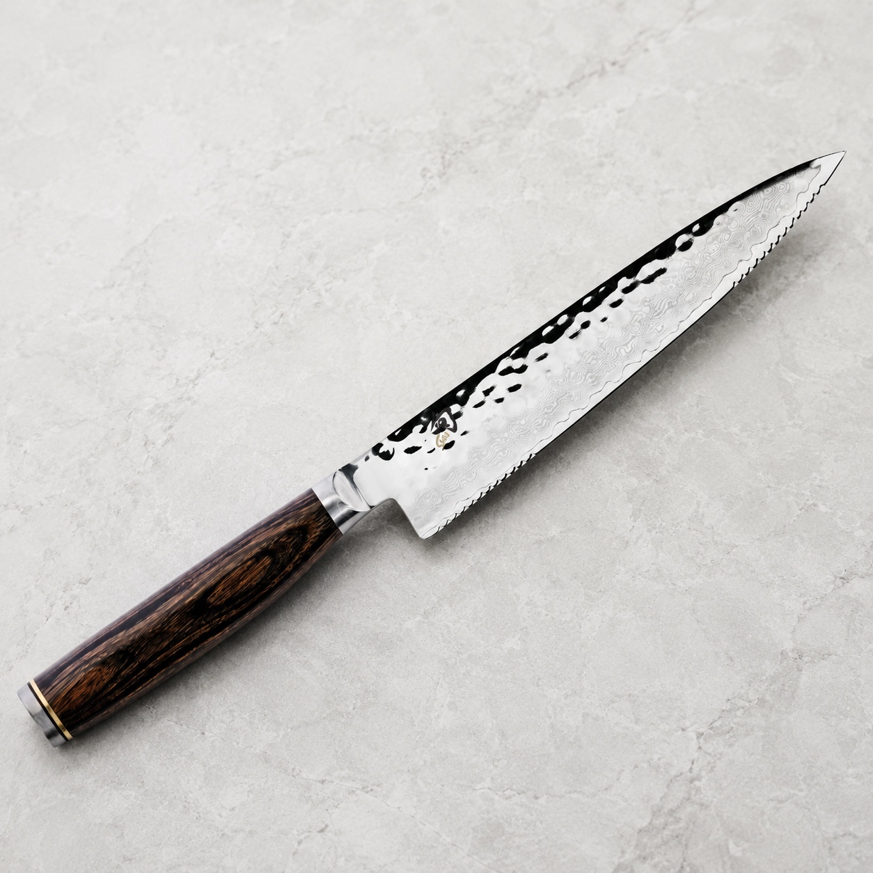 旬 SHUN Premier 槌目 165mm 鋸齒萬用刀 番茄刀|TDM-0722