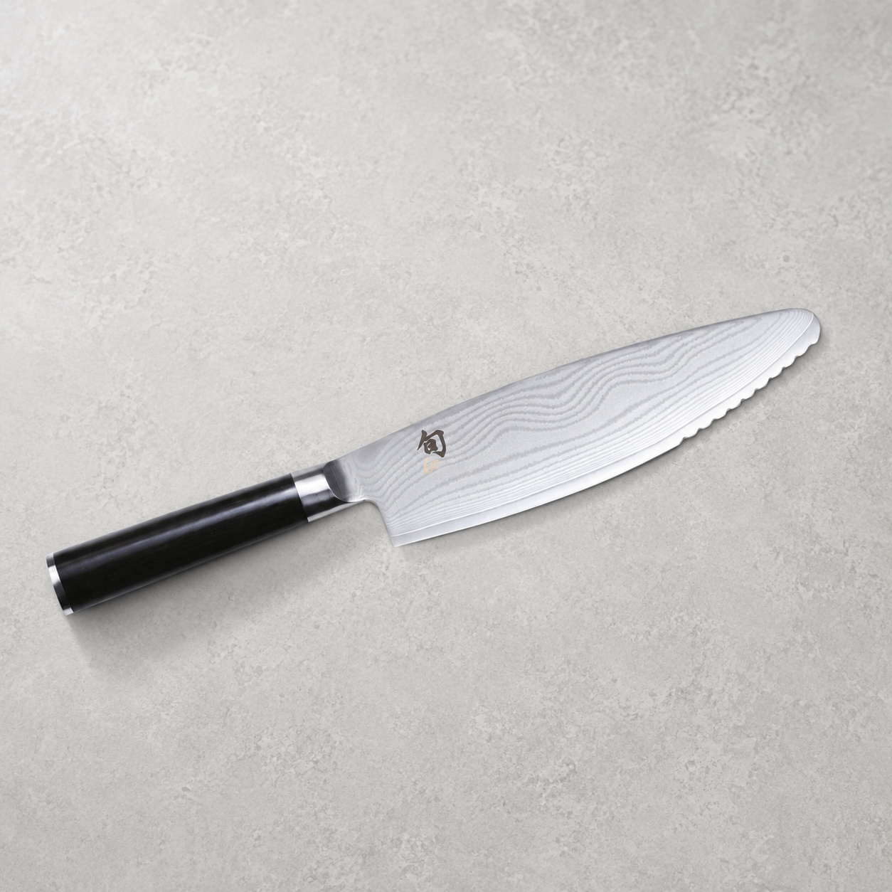 旬 SHUN Classic 波浪 20cm 萬用刀 鋸齒主廚刀 多用途|DM-0752