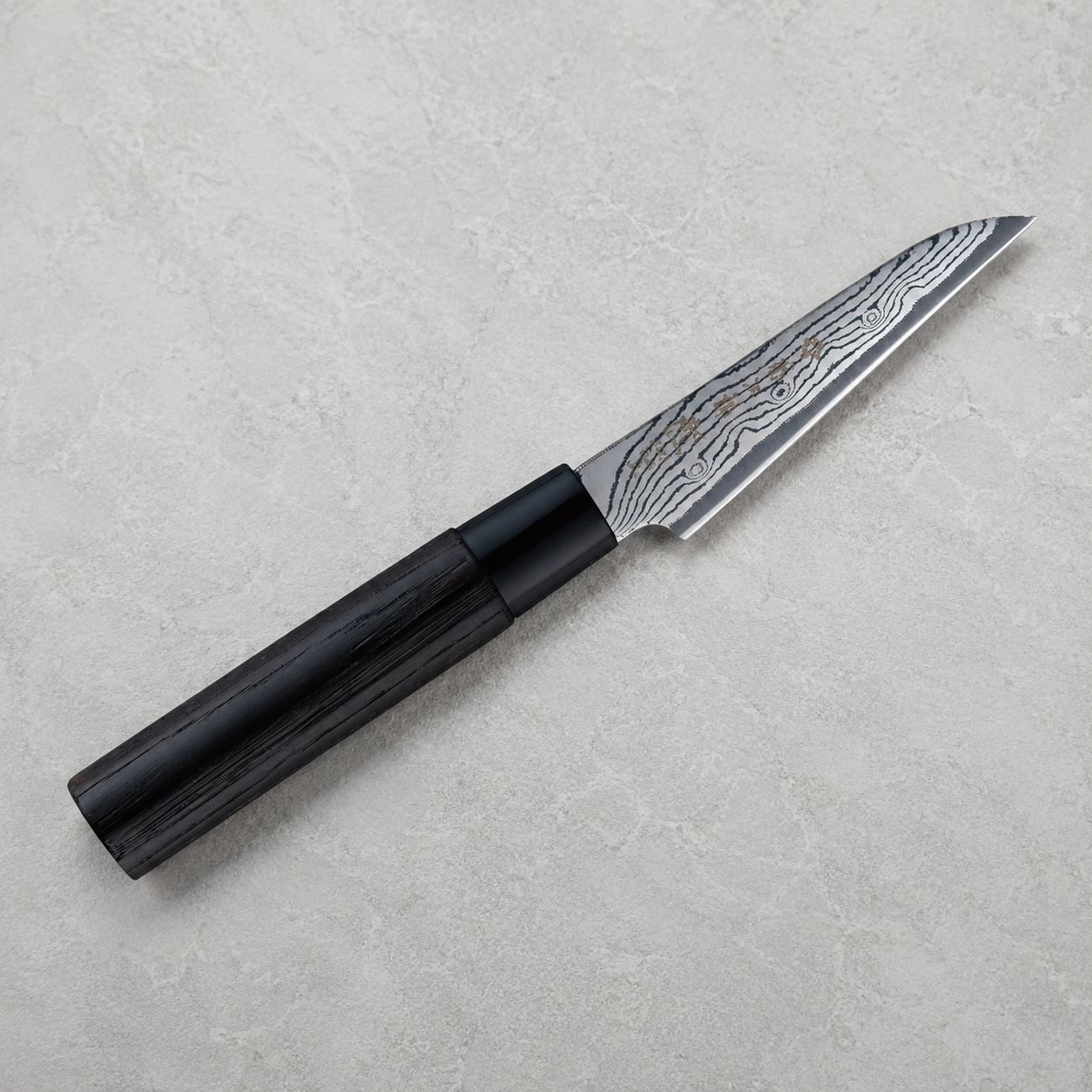 藤次郎 黑疾風 削皮/萬用刀 63層VG10 燒栗柄|FD-1591/2