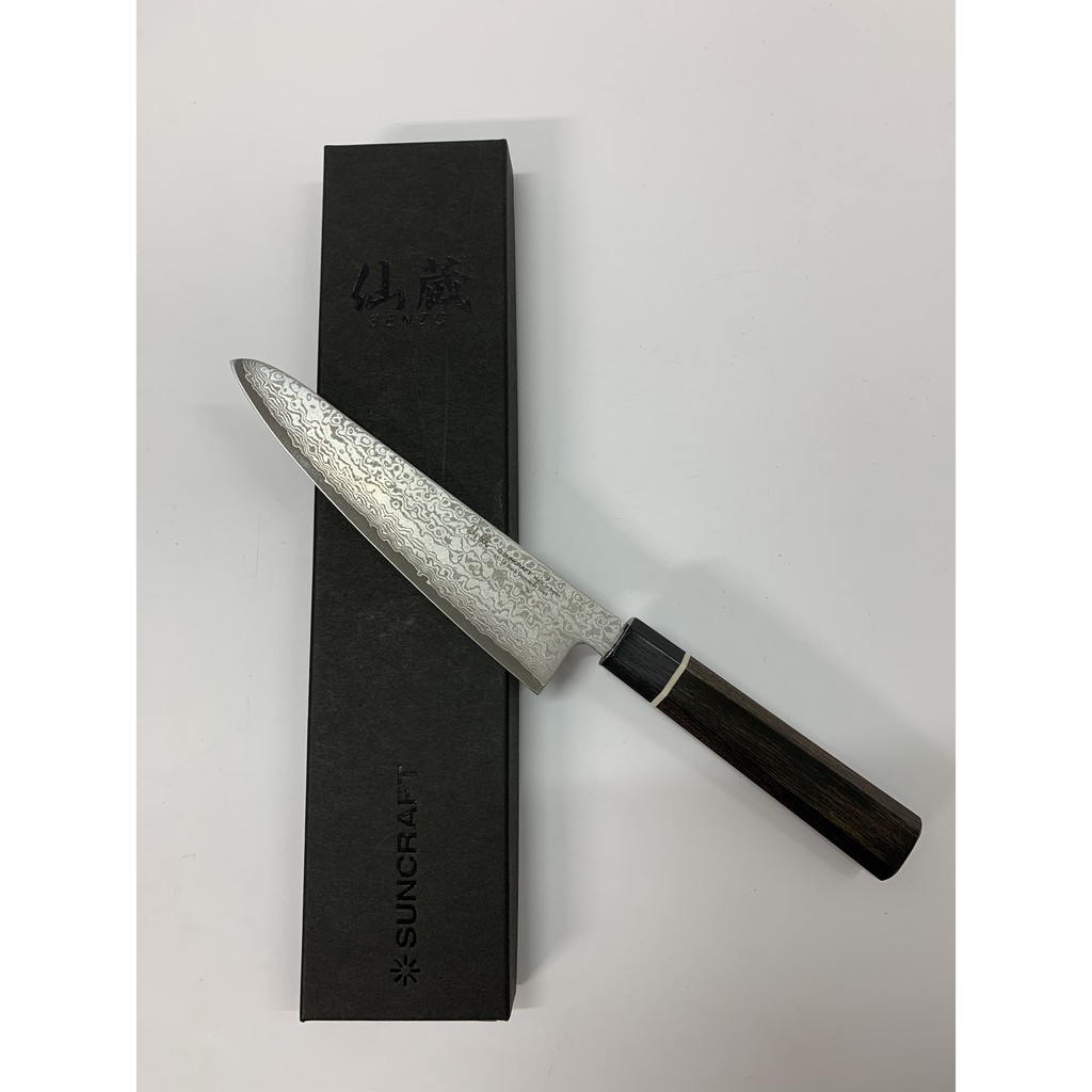 SUNCRAFT 仙藏 SENZO BLACK 鎚目小三德刀 三德刀|BD-03/4