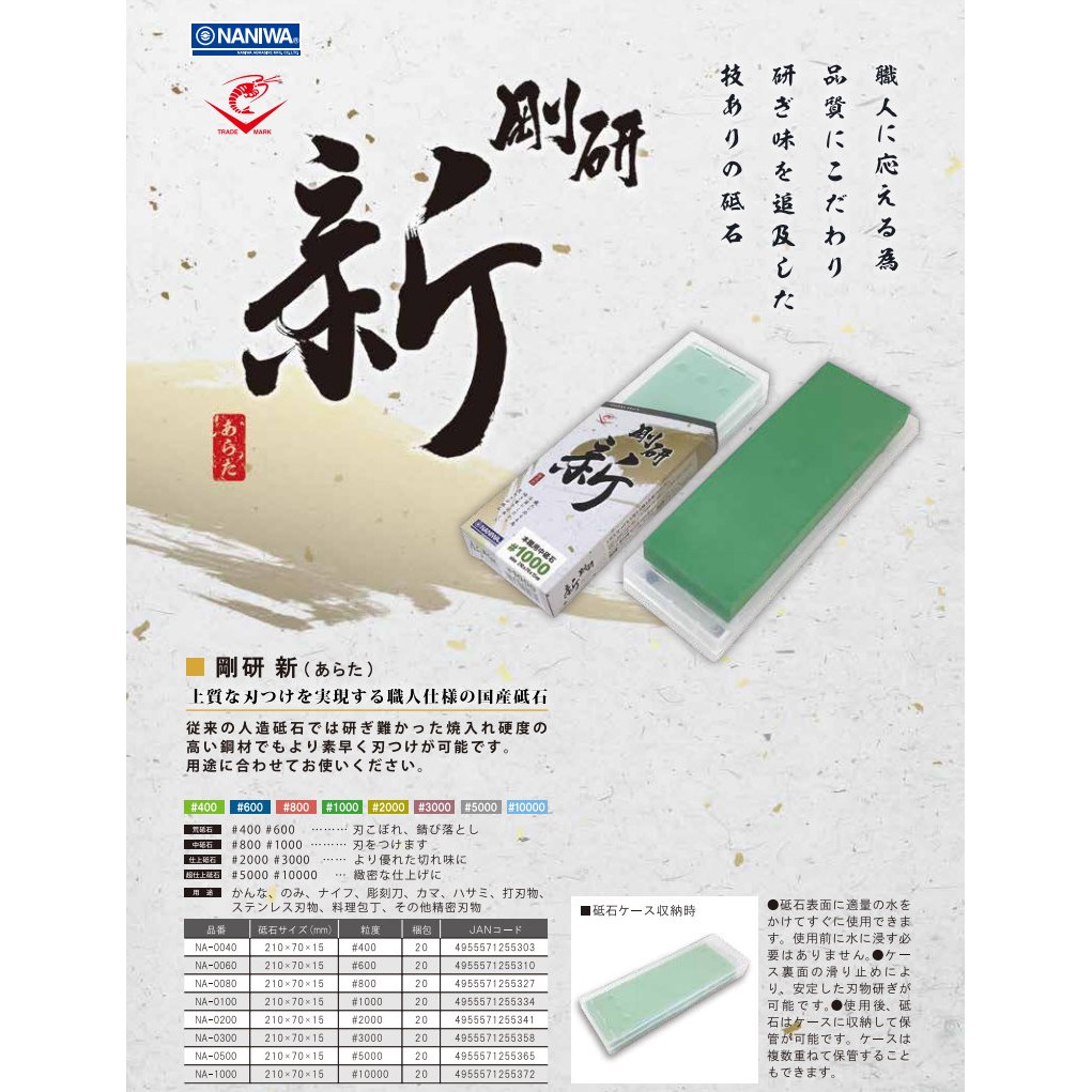 NANIWA 頂級磨刀石 剛研(超セラ)SS系列 職人最終選擇